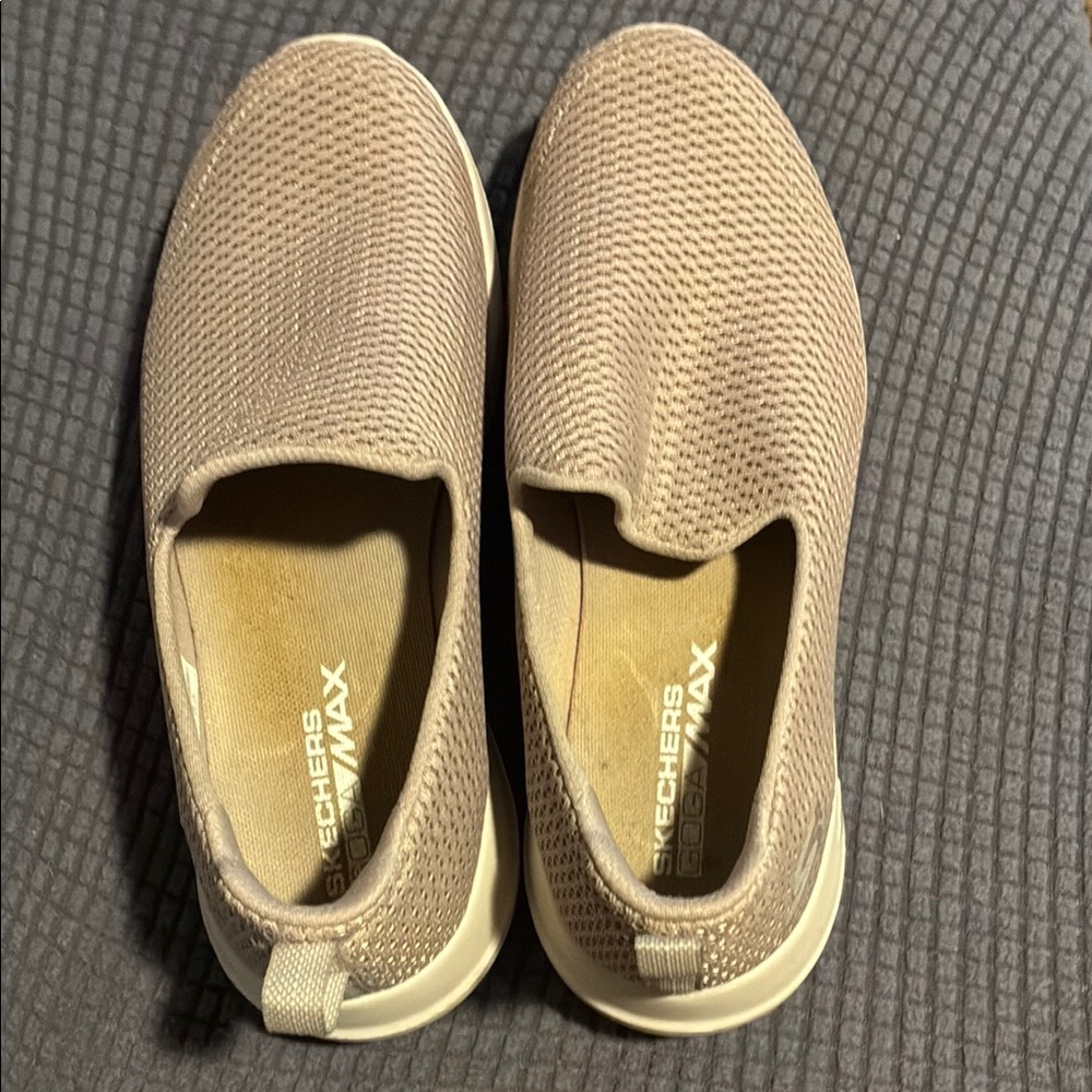 Skechers Women’s Slip-On Shoes - Tan, Sz -7
